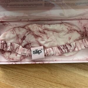Slip Silk Sleep Mask in Pink Marble Color